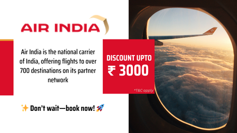 Air India Flight Booking Online at Best Fare